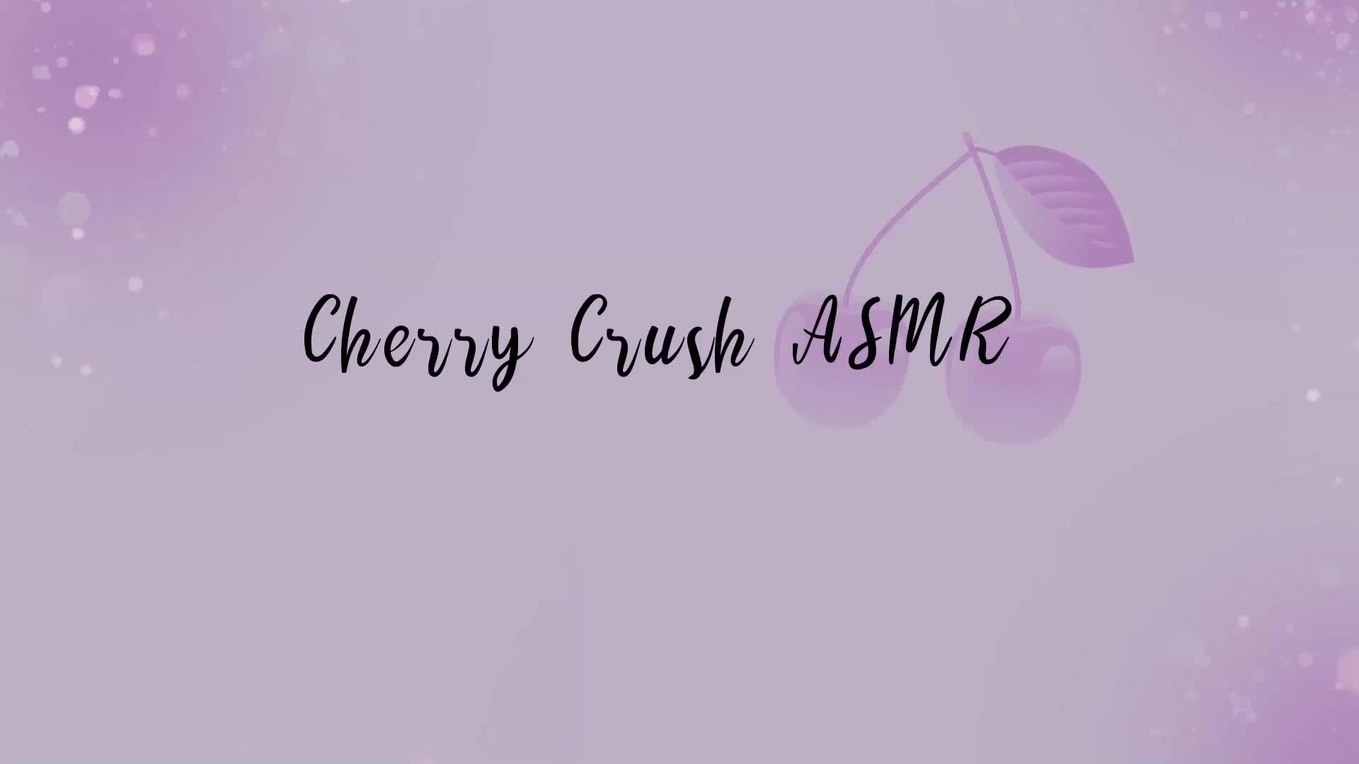 #cherrycrush 阴部摩擦和舔耳朵
