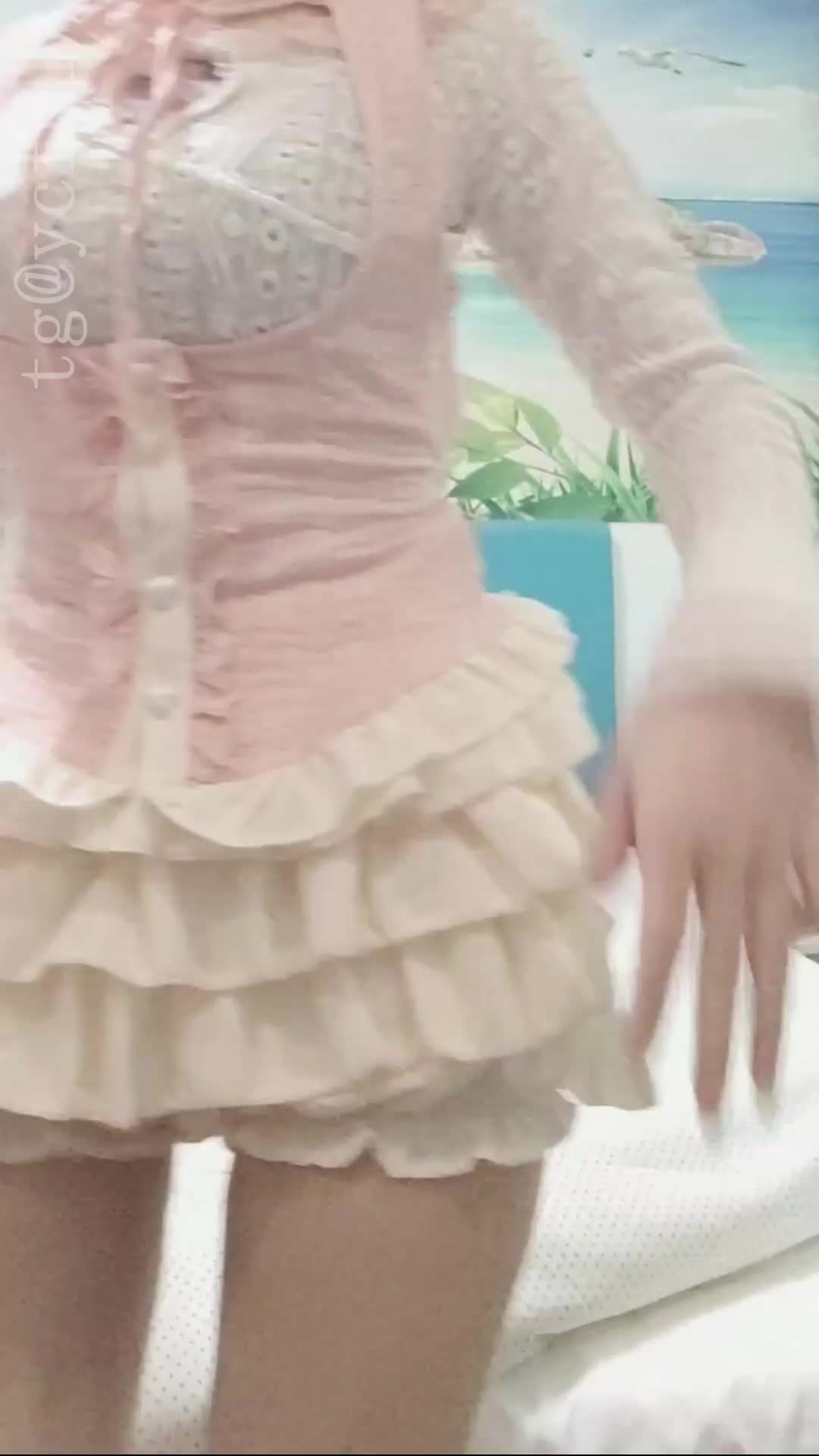 #菜菜cyl不好吃 物品敲击 白丝